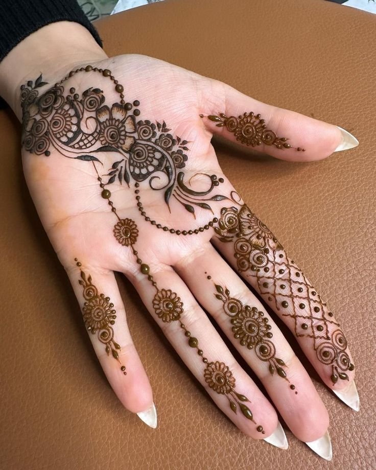 Latest 100+ Mehndi Design Front Full Hand 2026 – Trending & Stylish Collection 41 aesthetic mehndi design pinterest front hand simple 1