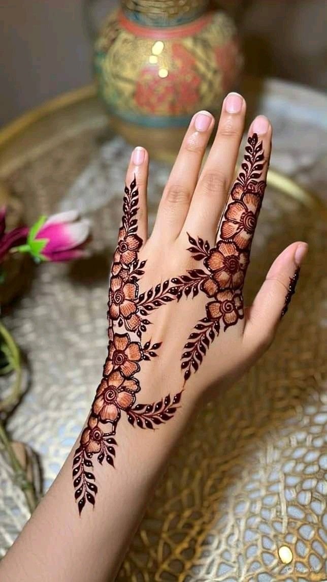 Latest 100+ Mehndi Design Front Full Hand 2026 – Trending & Stylish Collection 23 eid modern mehndi design front hand 4