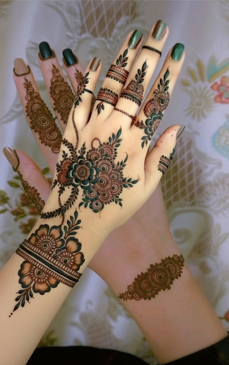 Latest 100+ Mehndi Design Front Full Hand 2026 – Trending & Stylish Collection 10 mehndi designs for eid front hand 2