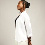 Aesthetic Side Pose Girls pic for Instagram 12 free photo of profile portrait of confident woman in white shirt 1