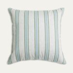 pillow embroidered margot fern