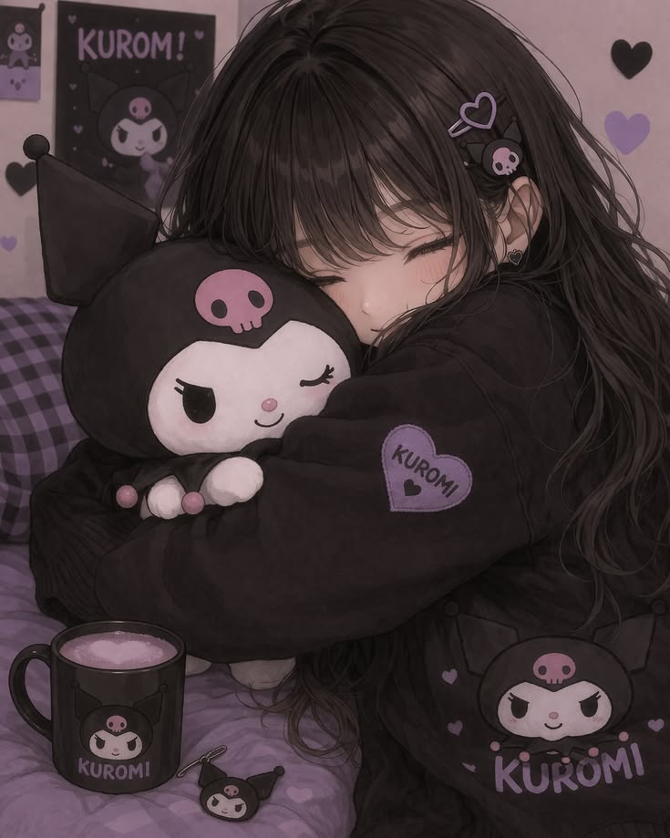 Cute Kuromi PFP aesthetic girl anime profile picture for Pinterest