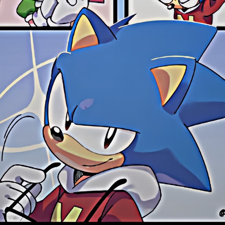 Aesthetic Sonic PFP featuring Classic Sonic, Super Sonic, Archie Sonic, and anime style profile picture ideas.