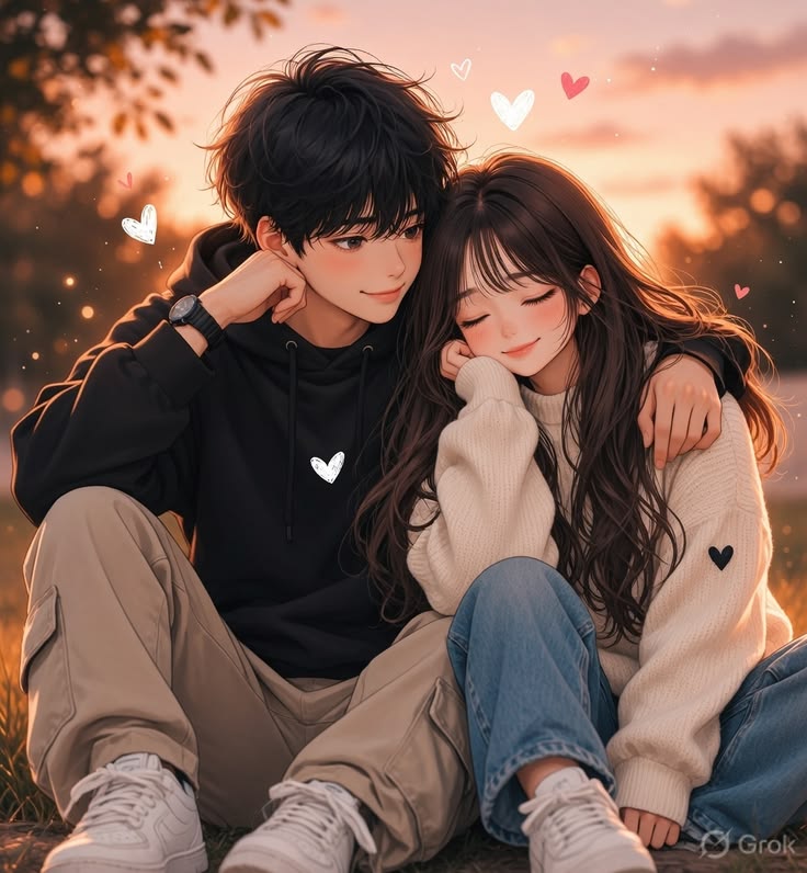 Free AI Couple Photo Dp Pinterest (2026) Most Trending Now 9 Anime AI Couple DP