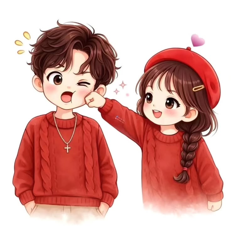 Free AI Couple Photo Dp Pinterest (2026) Most Trending Now 8 Cartoon AI Couple DP