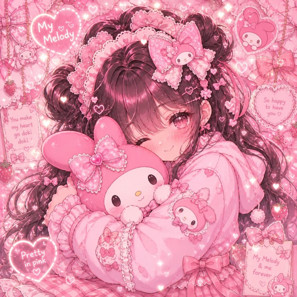 My Melody Pfp - 185 Cute, Kawaii & Y2K Pics for Social Media 7 Anime My Melody Profile Pics